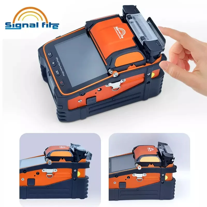 Signal Fire AI-9 fiber optic splicer, Signal Fire splicing machine price, AI-9 fusion splicer with cleaver, stripper, carry box