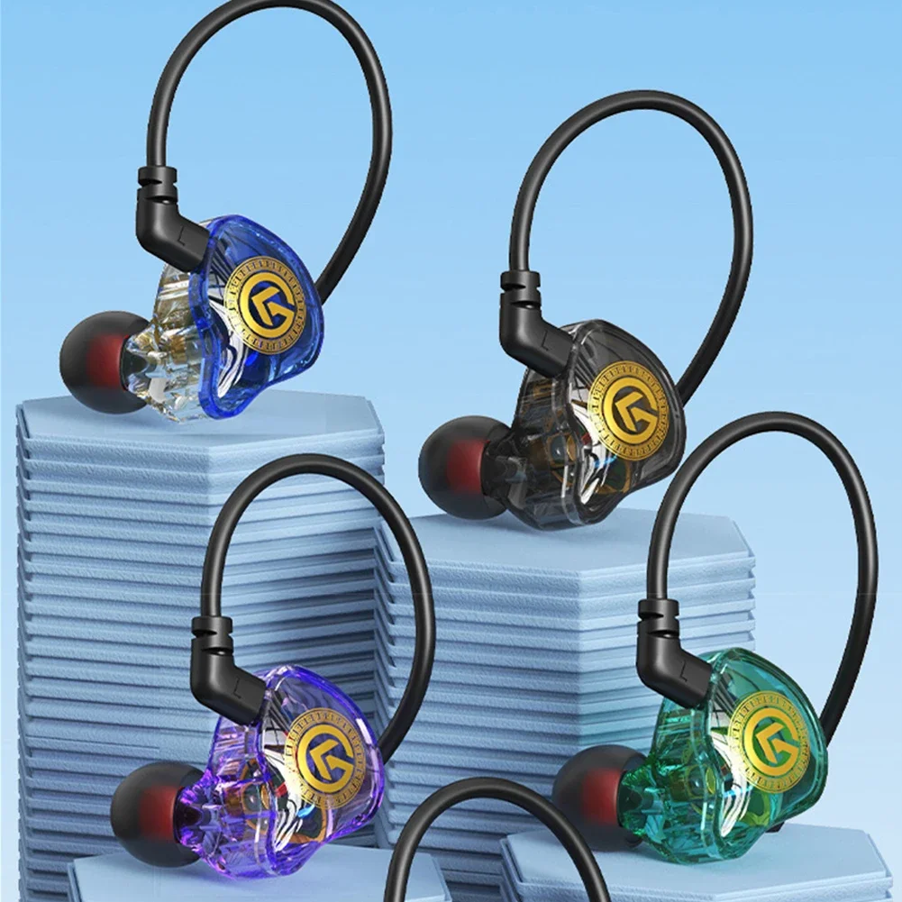 새로운 9D 슈퍼베이스 이어폰 헤드폰 마이크로 3.5MM AUX/Type-C 디지털 칩 헤드셋, iPhone 15 Android Samsung 용 와이어 제어