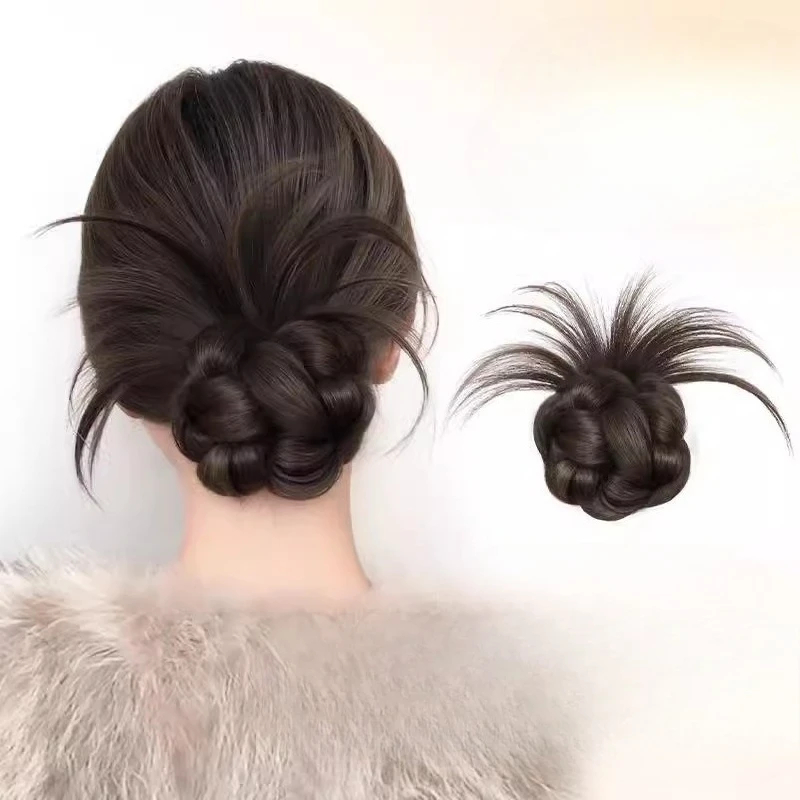 Invisible Natural Fluffy Fake Ponytail Claw Korean Fashion Elegant Hair Styling Claw Women Girl Increasing Hair Volume Grab Clip