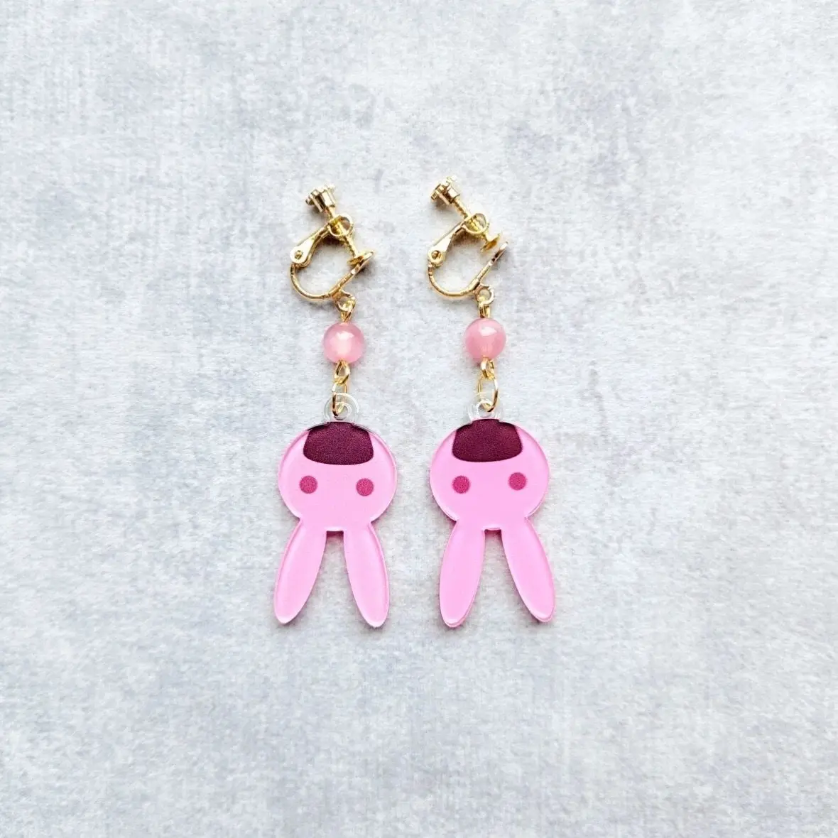 2PCS อะนิเมะ Bang Dream Imai Lisa สีดําสร้อยคอคอสเพลย์ EAR PIN EAR CLIP ต่างหูต่างหูสตั๊ดเครื่องประดับจี้ Props