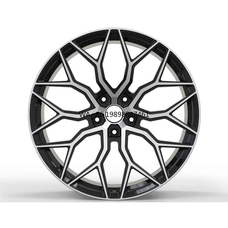 

for New 4 Pieces Forged Aluminum Alloy 18-22 Inch PCD 5x130 Concave Design Black Finish Car Wheels