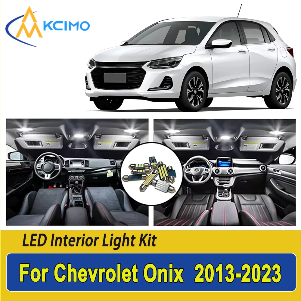 

New Light Bulb For Chevrolet Onix (2013-2023) Premium Bright LED Interior Dome Map Trunk Light Kit Car Led Lamps Canbus Car LED