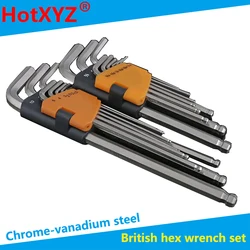 Inch Inner Hexagon Wrench Set Screwdriver Set  Inner Hex Screw  Wrench Special Medium Length Arm Tool Set