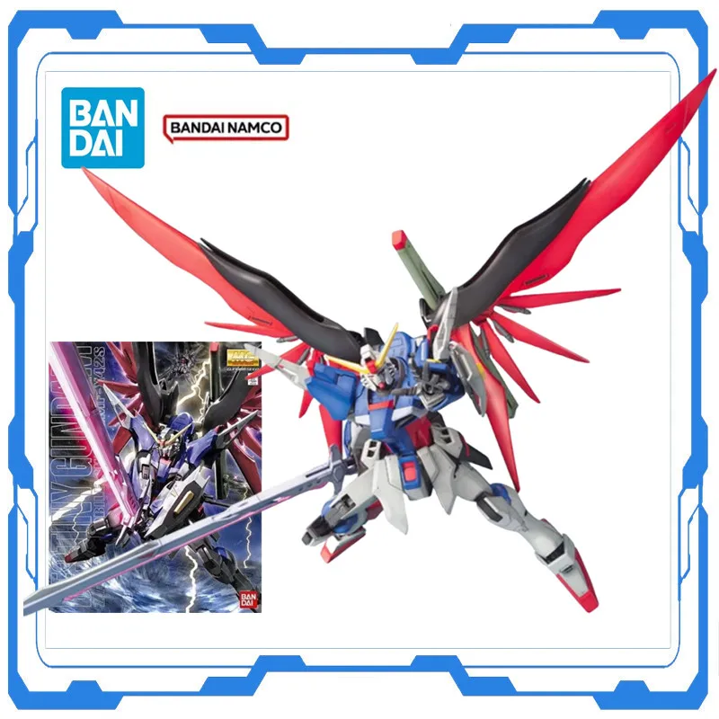 

Bandai Genuine Gundam MG 1/100 Original Destiny Gundam Action Anime Assembly Model Kits Figures Action Desktop Ornament Toys