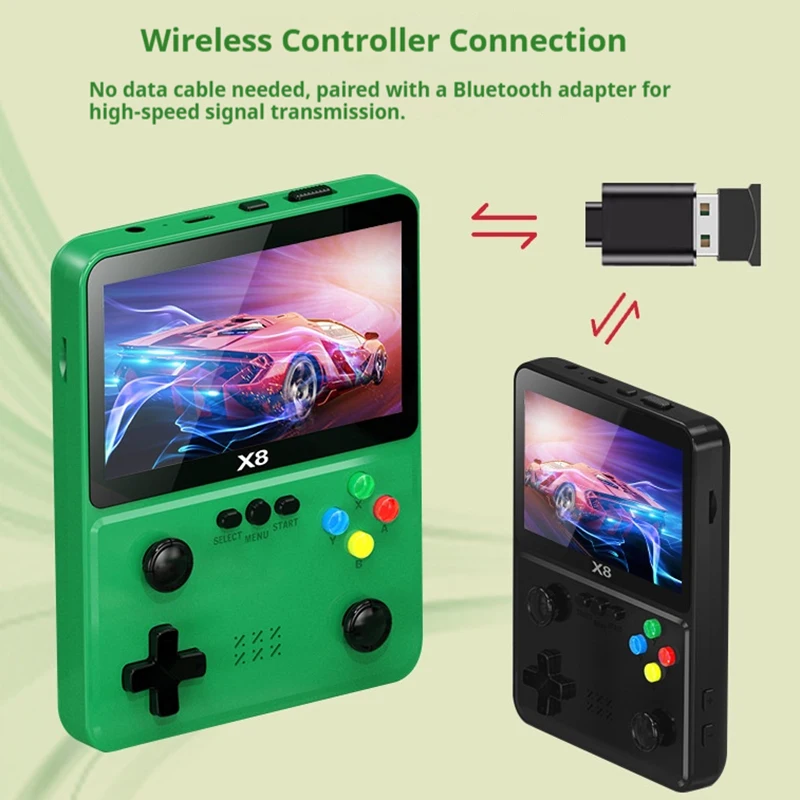 وحدة تحكم ألعاب ريترو R36S وحدة تحكم ألعاب محمولة عصا مزدوجة PSP شاشة كبيرة GBA ممر محاكي HD وحدة تحكم ألعاب صغيرة X8