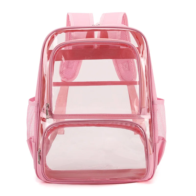 New Transparent Backpack Fashionable High-quality PVC Women's Backpack Versatile Lightweight Multifunctional Storage Backpack