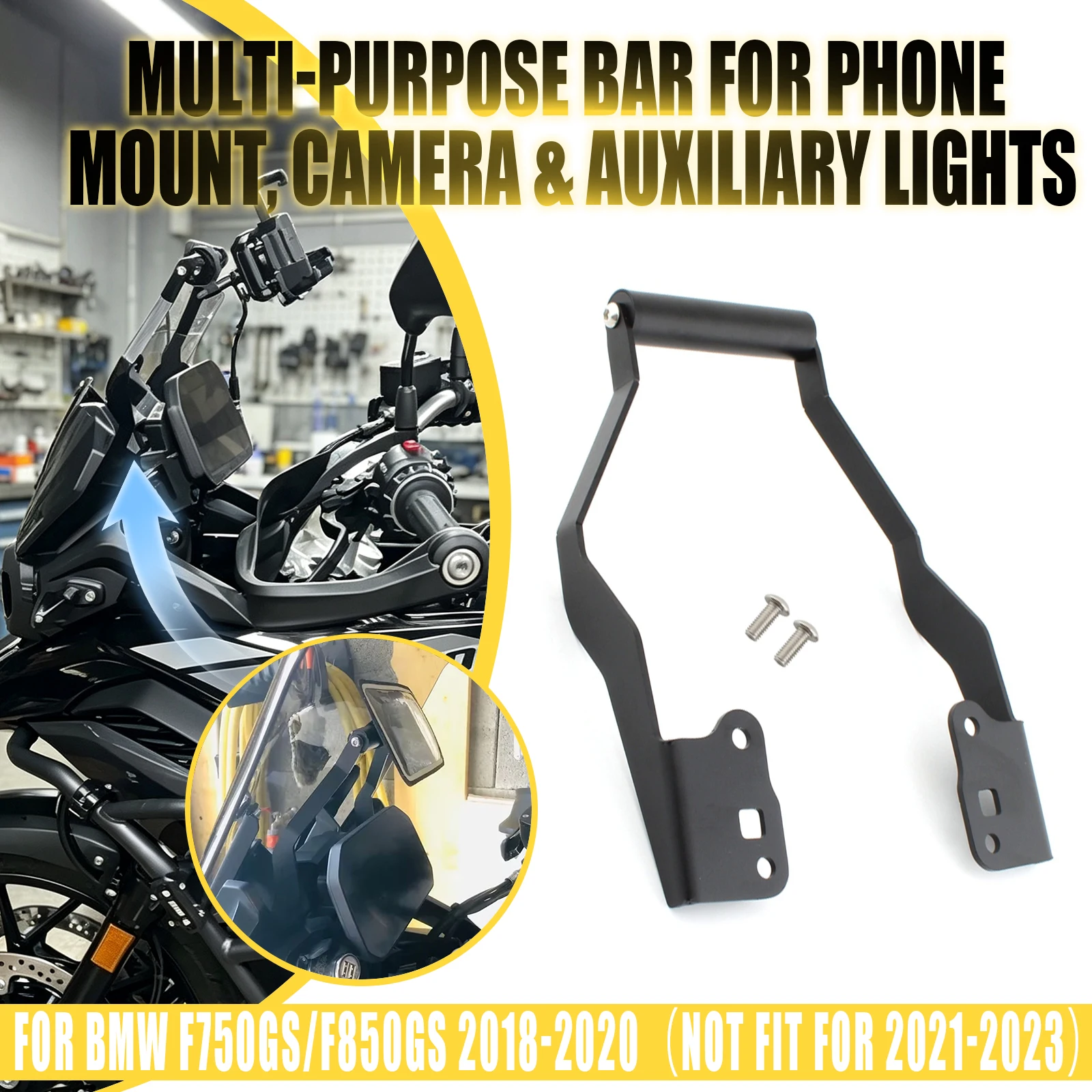 Motorcycle GPS Smartphone Mount Phone Navigation Bracket Holder For F750GS F850GS 2018 2019 2020