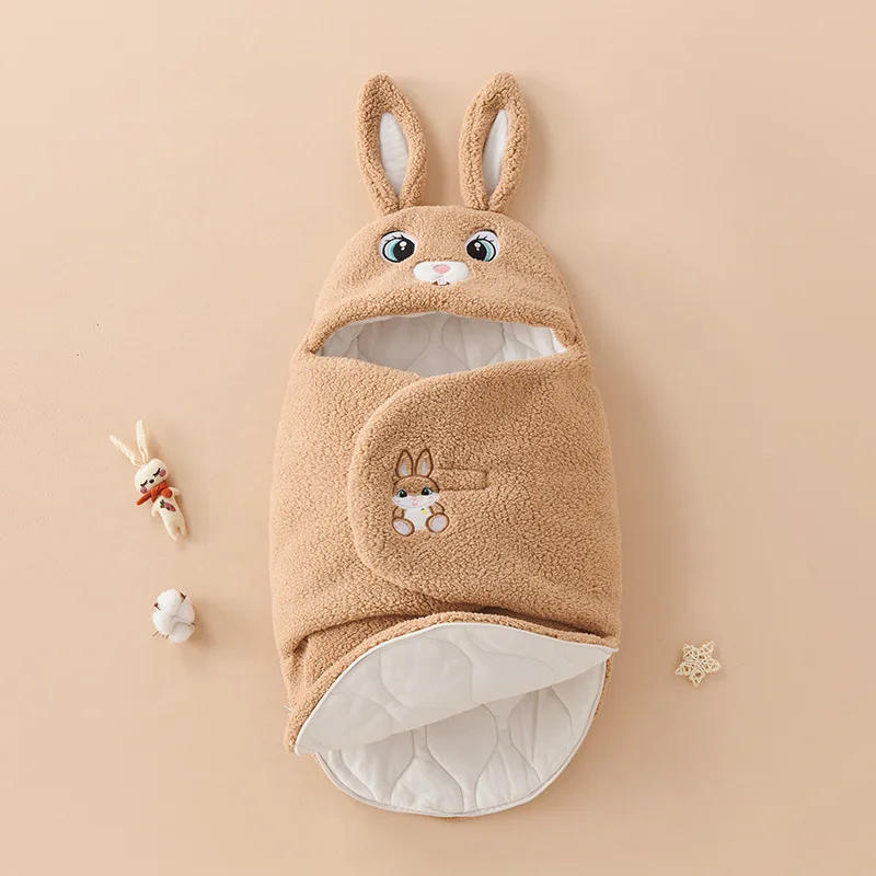 

Одеяло для новорожденных, весенне-осенний стиль, мультяшная одеяло для одной комнаты, завернутое пододеяльник с животным узором, чистый цвет, бархатный материал