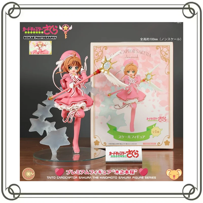 

Card Captor KINOMOTO SAKURA Аниме Модная коллекция игр Настольный орнамент Подарки на день защиты детей Фигурка Модель игрушки