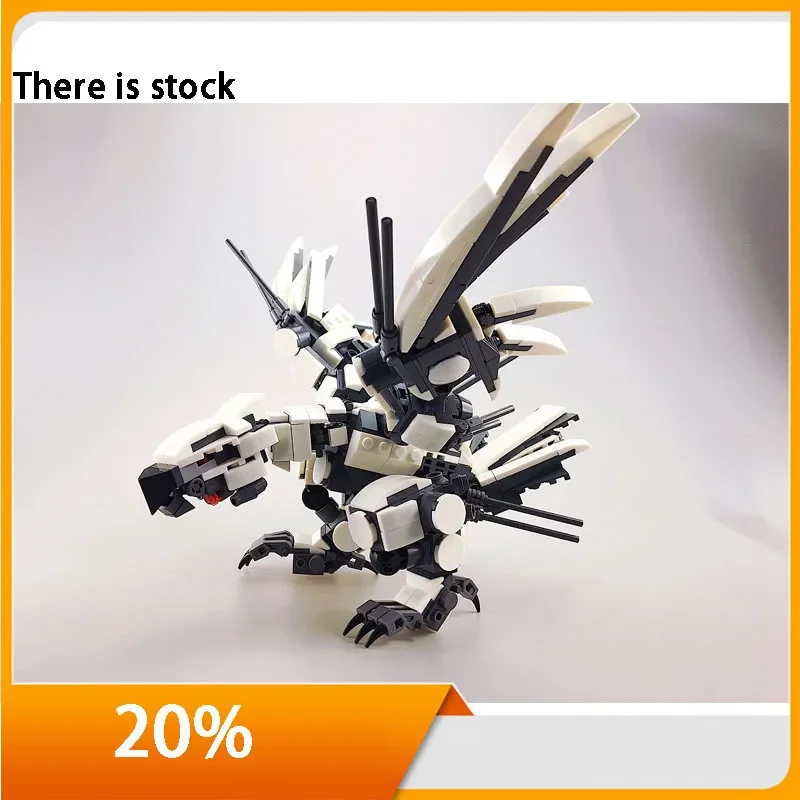 FaladiyMOC Horizon Zero Dawn Mechanical Alien Beast Cyclone Bird Model Building Block Toy Birthday Present