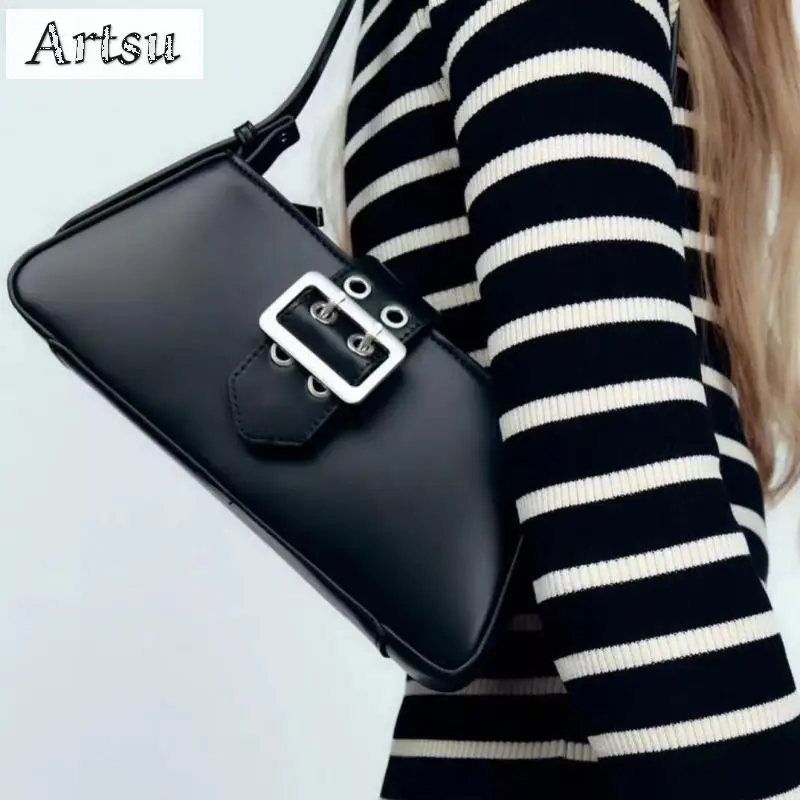 

New Small Square Bag Women's Advanced Lock Buckle Axillary Bag Retro Fashion Shoulder Bags Trend Leisure Versatile Handheld Bag