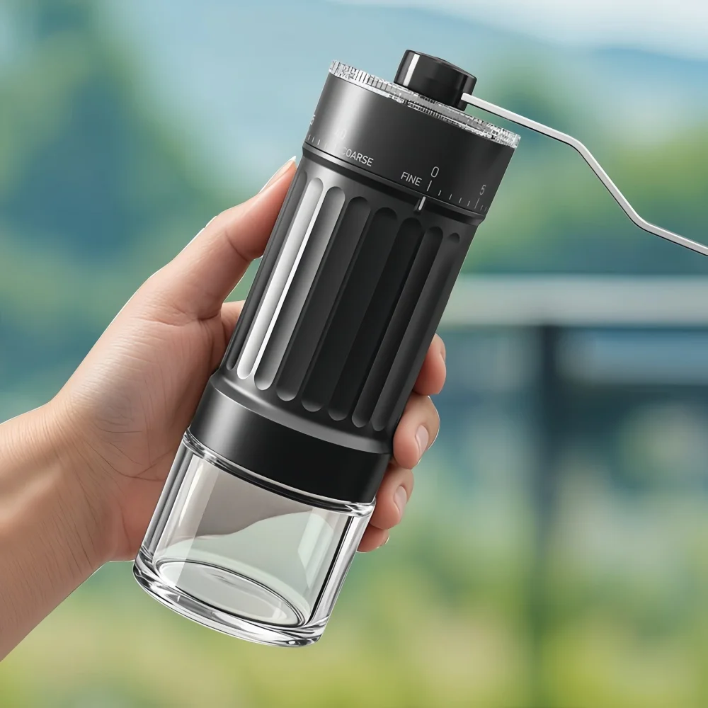 

High quality professional household manual coffee grinder with an external scale of 40 adjustable ceramic grinding core
