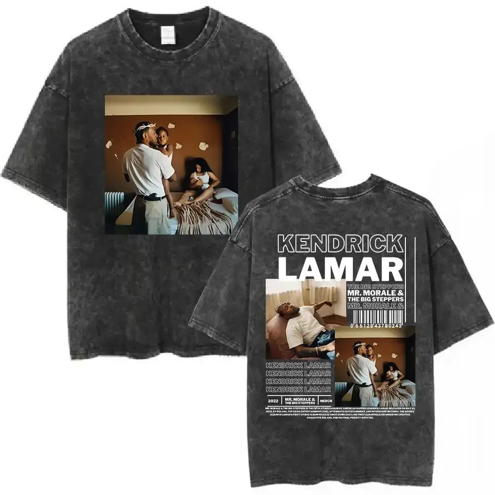 Rapper Hip Pop They Not Like Us Say T-shirt Men Women Fashion Hip Hop Oversized T Shirts Streetwear Washed Vintage Short Sleeves