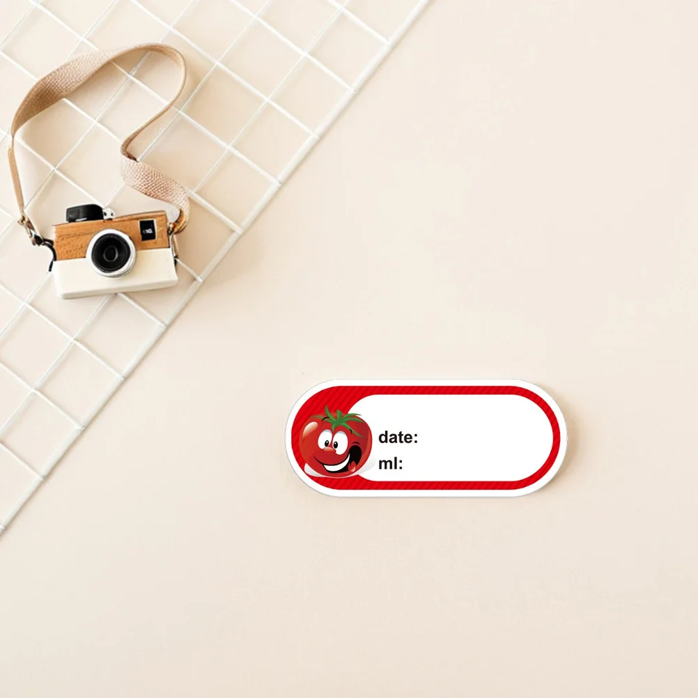 

250Pcs Date Stickers Food Labels Roll Adhesive Kitchen Container Labels for Pantry Home Restaurant Date Dots Stickers for Food