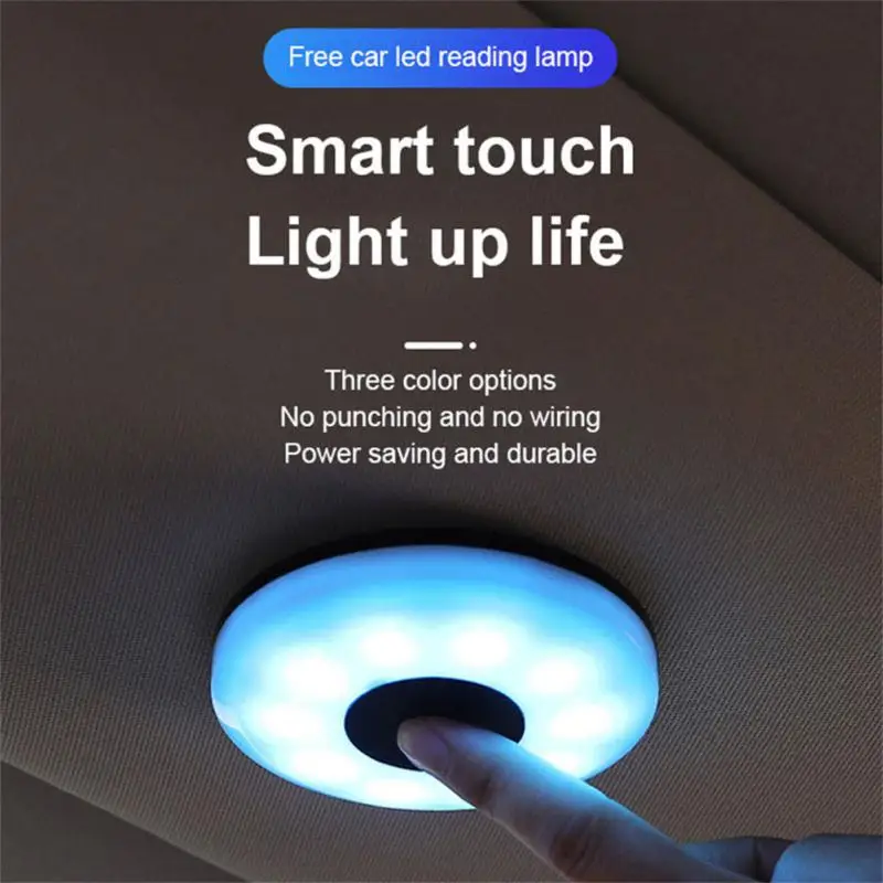 Car Light LED Decorative Lamp Magnetic Styling Touch Night Light Ceiling Lamp For Car Interior Light Accessories Wardrobe Light