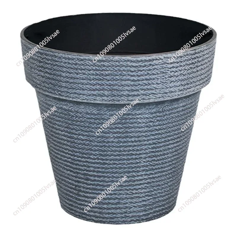 

Outdoor/Indoor Plants Round Plastic Large Pot High Quality Large Pot Modern High Capacity Garden Pot