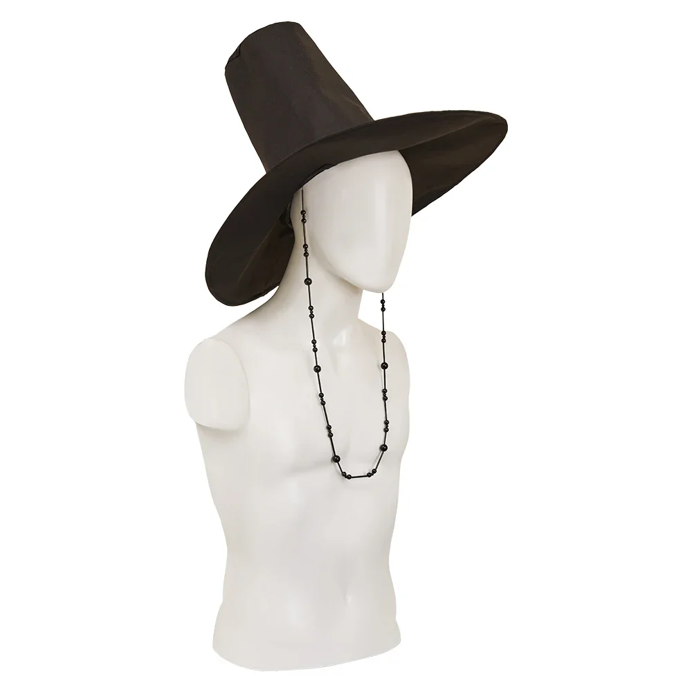 ساجا بويز جينو كوسبلاي قبعة سوداء قبعة شيطان أنيمي القبعات زي اكسسوارات الهالوين أغطية الرأس للرجال الأولاد #1