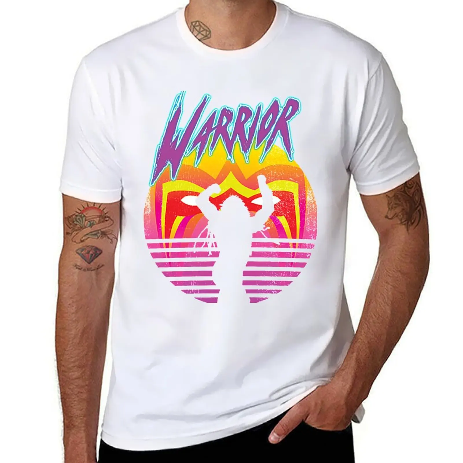 

Ultimate Warrior T-Shirt t shirt custom print man t shirts high quality luxury brand T-Shirt