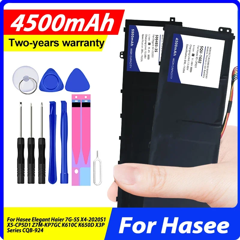 GI5CN-00-13-3S1P-0 laptop Battery For Hasee Elegant Haier 7G-5S X4-2020S1 X5-CP5D1 Z7M-KP7GC K610C K650D X3P Series CQB-924