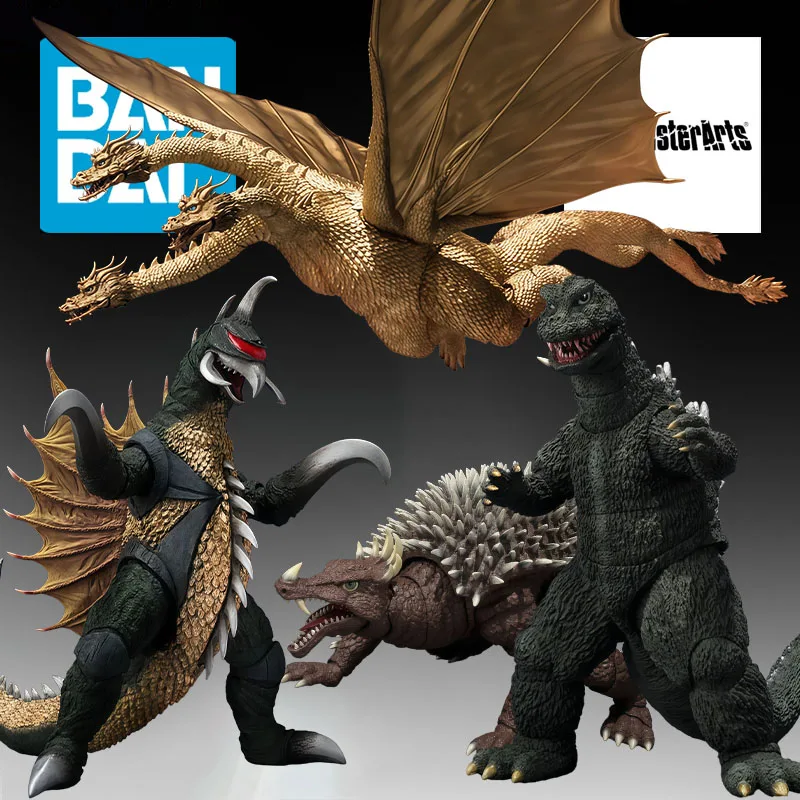 BANDAI Original S.H.MonsterArts 1972- Kidora Angelas Gigan Godzilla, figuras de Anime, juguetes para niños, regalo de Navidad, modelo coleccionable