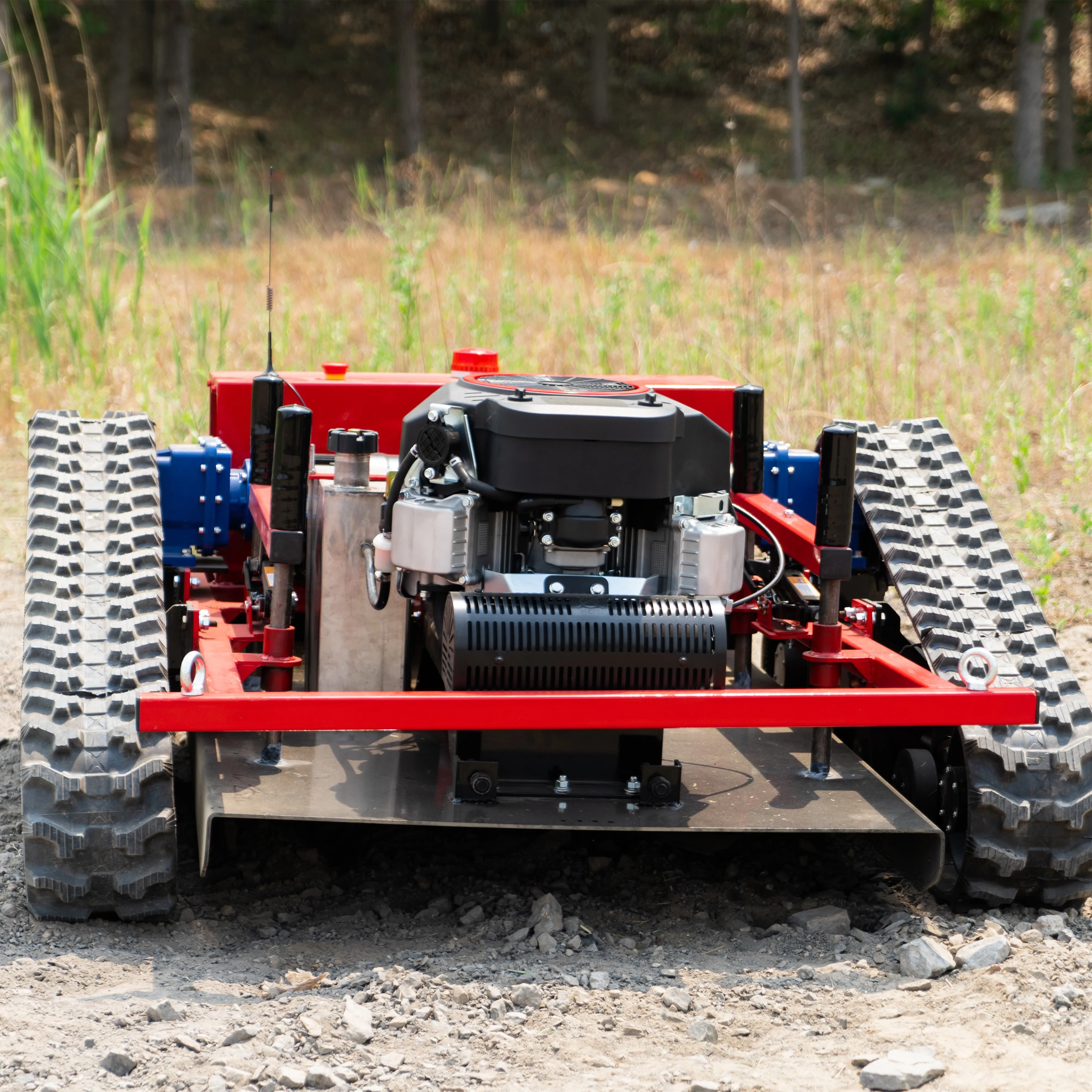 Small Crawler Remote Control Mower Farm Grass Blade Automatic Lawn Mower   Simple Commercial Lawn Mowing