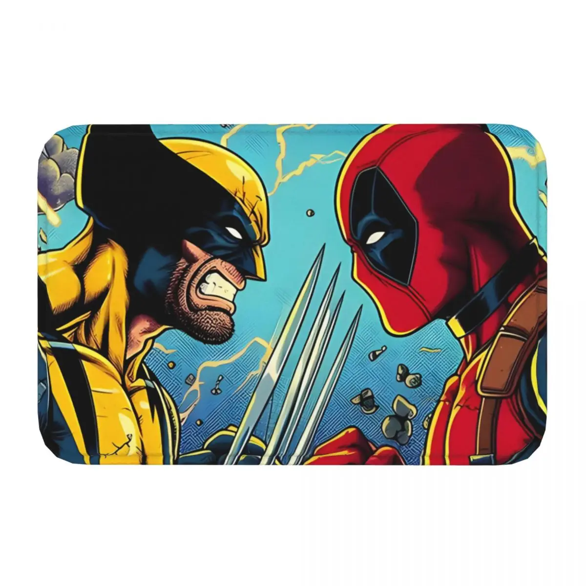 Marvel X-Men OriginsꬆWolverine Bathroom Mat Cool Doormat Kitchen Carpet Outdoor Rug Home Decoration