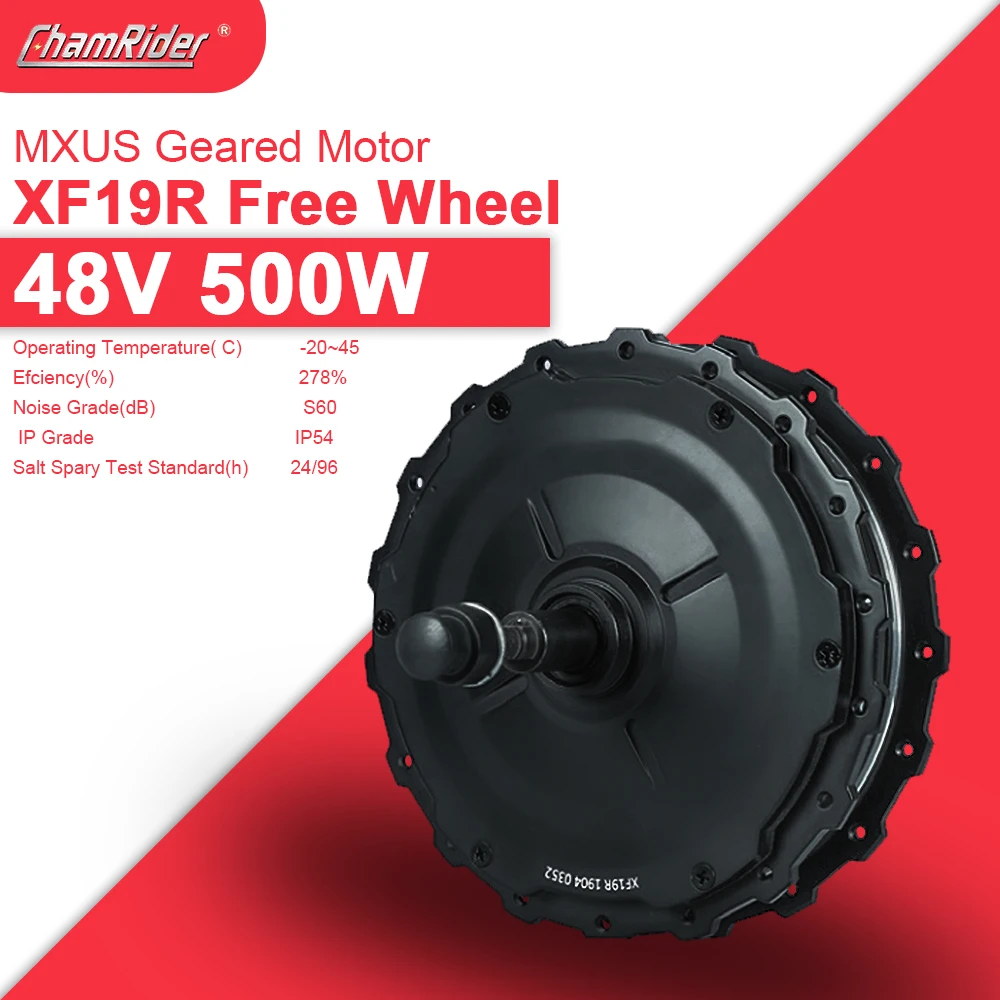 MXUS-Wheel Hub Motor for Electric Bike, Brushless Motor, E-bike, Freewheel Rear, 36V, 1000W