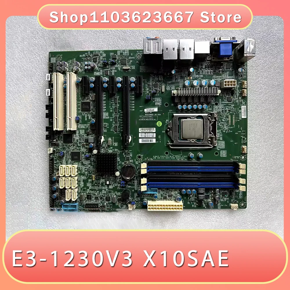 For Ultramicro Workstation Server Motherboard Supports E3-1230V3 X10SAE 1150 X10SAE