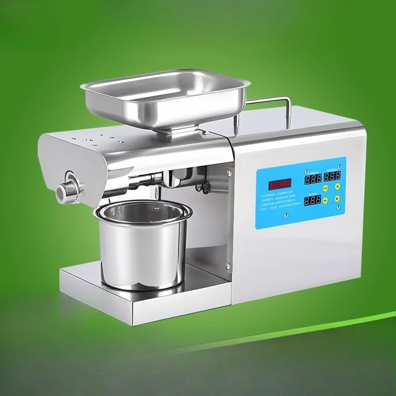 Oil press Fully automatic small household home-style new multi-functional hot and cold commercial rapeseed oil frying machine