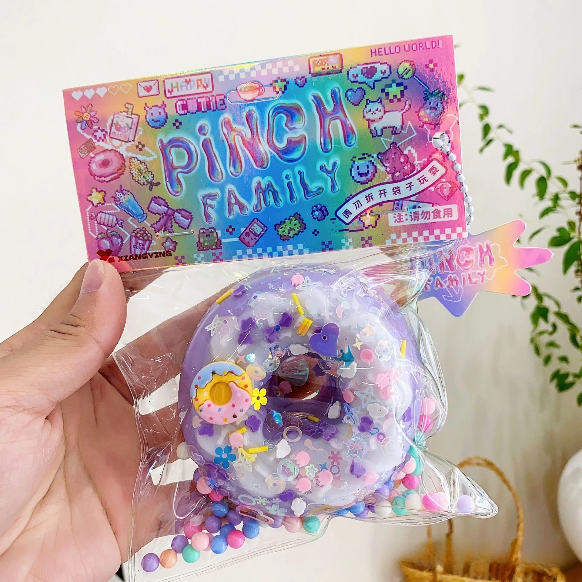 

Taba Squishy Table Donut Squeeze Toy Realistic Sweet Fidget Toys Anti-Stresses Soft Slow Rebound Decompression Cute Donut Toy