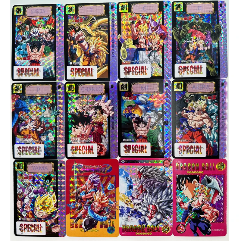 50 piezas/set de cartas coleccionables de Dragon Ball Goku Vegeta Z GT Super Saiyan Heroes Battle Card Ultra Instinct