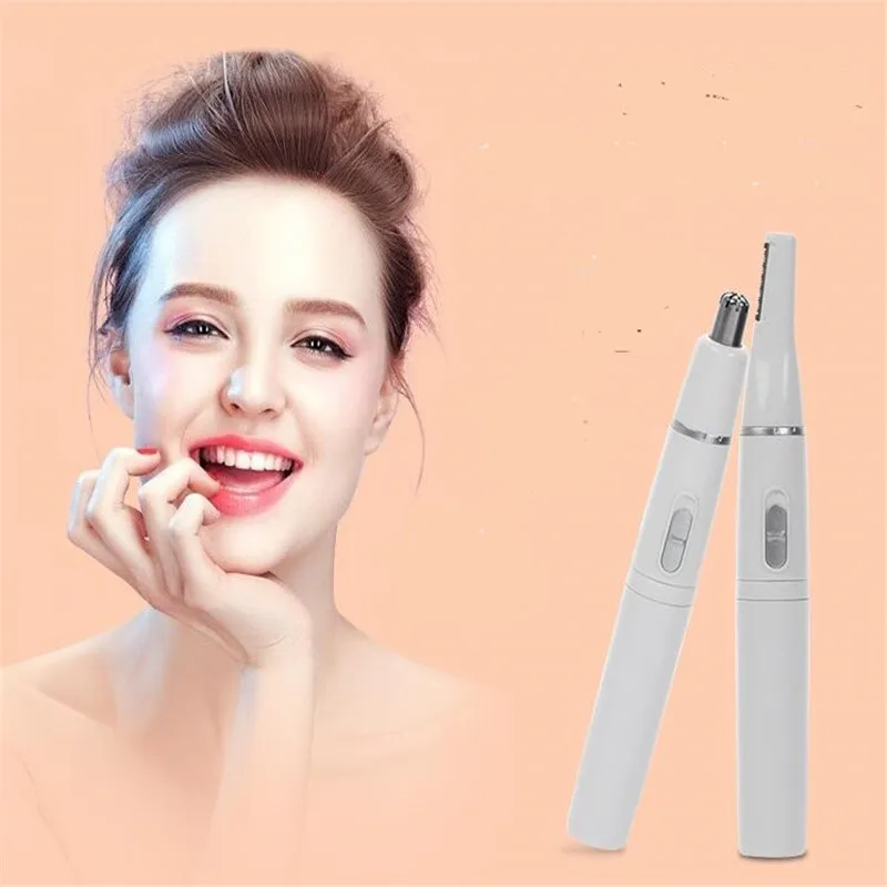 Elektrische Neus Tondeuse Voor Vrouwen Wenkbrauw Clipper Neus Kapsel Remover Been Lichaam Bikini Epilator Scheermes Dame Facial Scheerapparaat