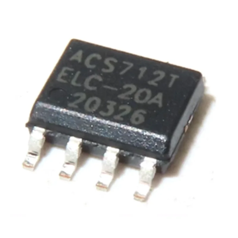 

10Pcs New Original Acs712Elctr-20A-T Acs712Elctr-20A Current Sensor Voltage Isolation Chip Sop-8 Package