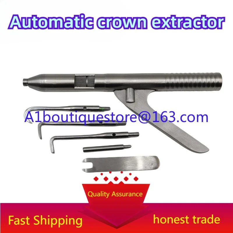 Dental materials Oral equipment Automatic crown remover Double head crown remover Stainless steel material