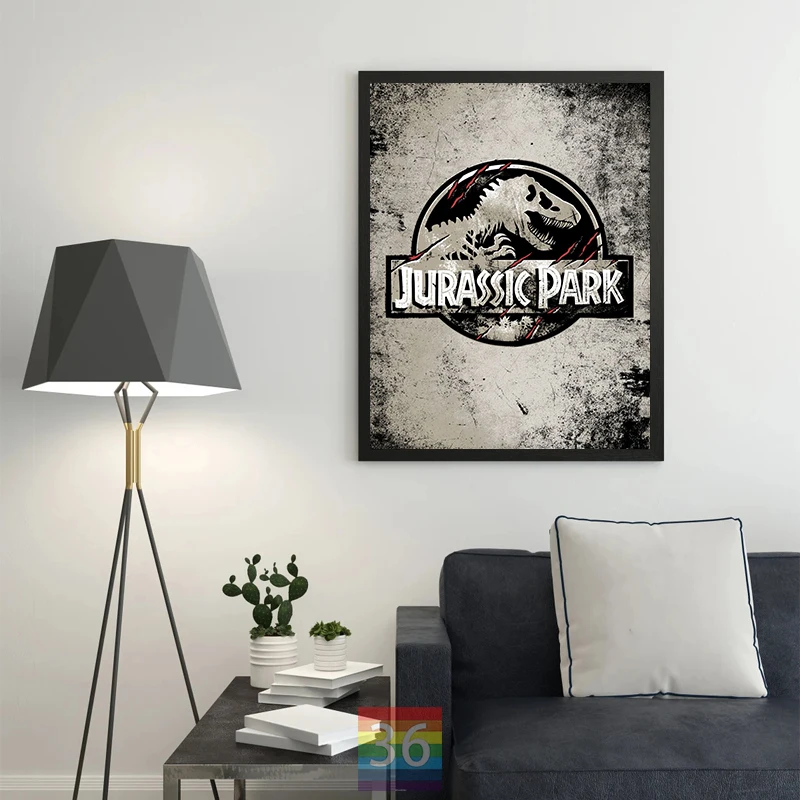 Jurassic Dinosaur Park Poster Canvas Printing Jurassic Park Wall Decor estetico Dinosaur Movie Wall Decoration Kids Room Decor