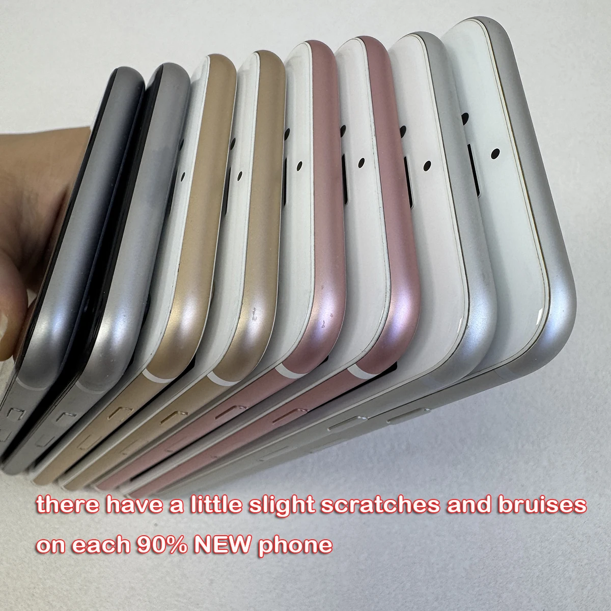 هاتف Apple iPhone 6S الأصلي 16/64/128GB ROM 2GB RAM 12MP 4G LTE 4.7 "هاتف محمول IOS غير مقفول
