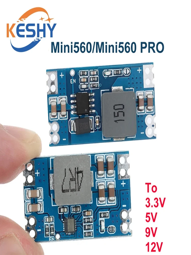 Wysokowydajne wyjście 3,3 V 5 V 9 V 12 V 5A mini560 Step Down Przetwornica DC-DC Regulator napięcia Buck Stabilizowany moduł zasilania — zdjęcie produktu 7