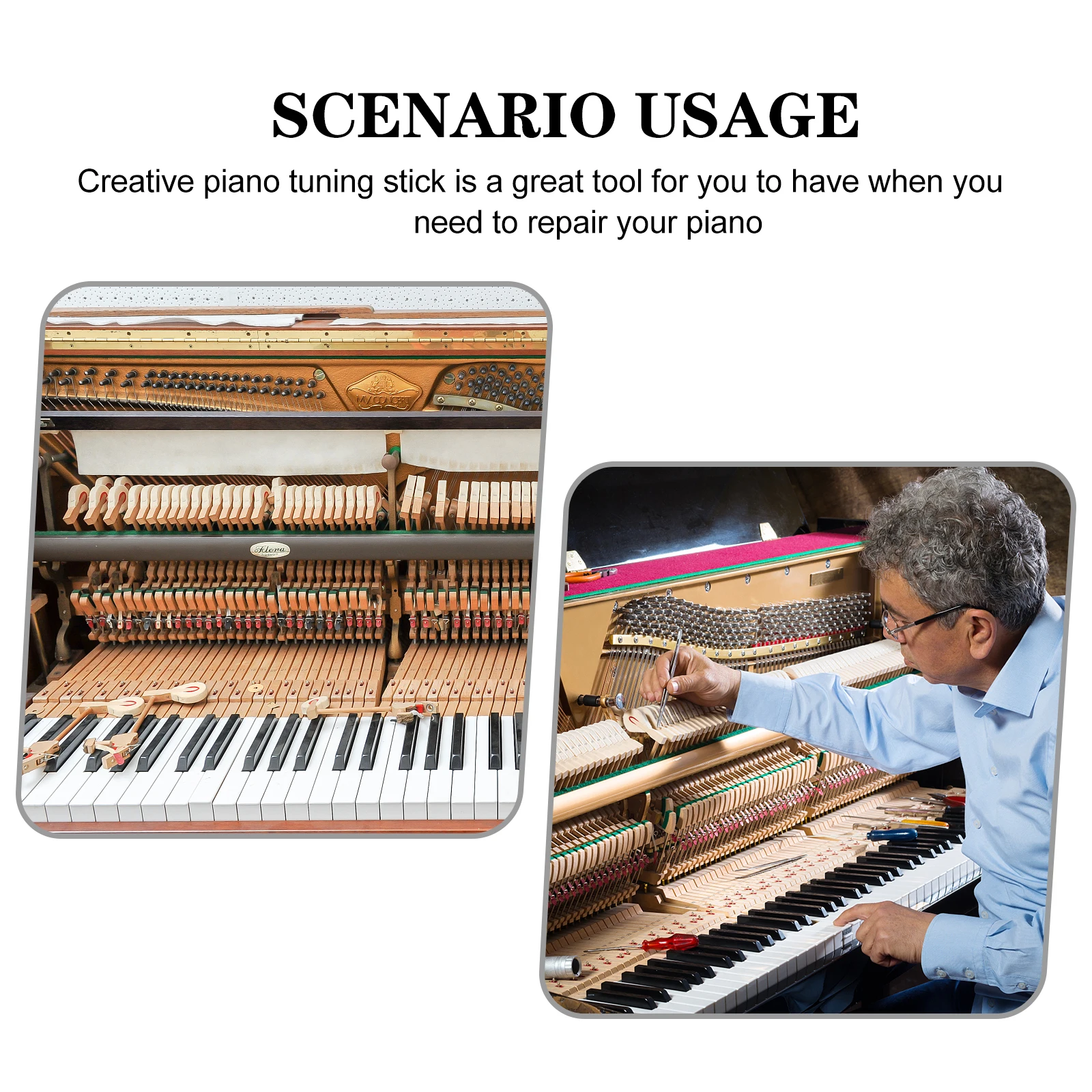 

Piano Hammer Accessories Tag Mute Pad Tuning Tool Tune Stopper Professional Tuner Tools Bubble