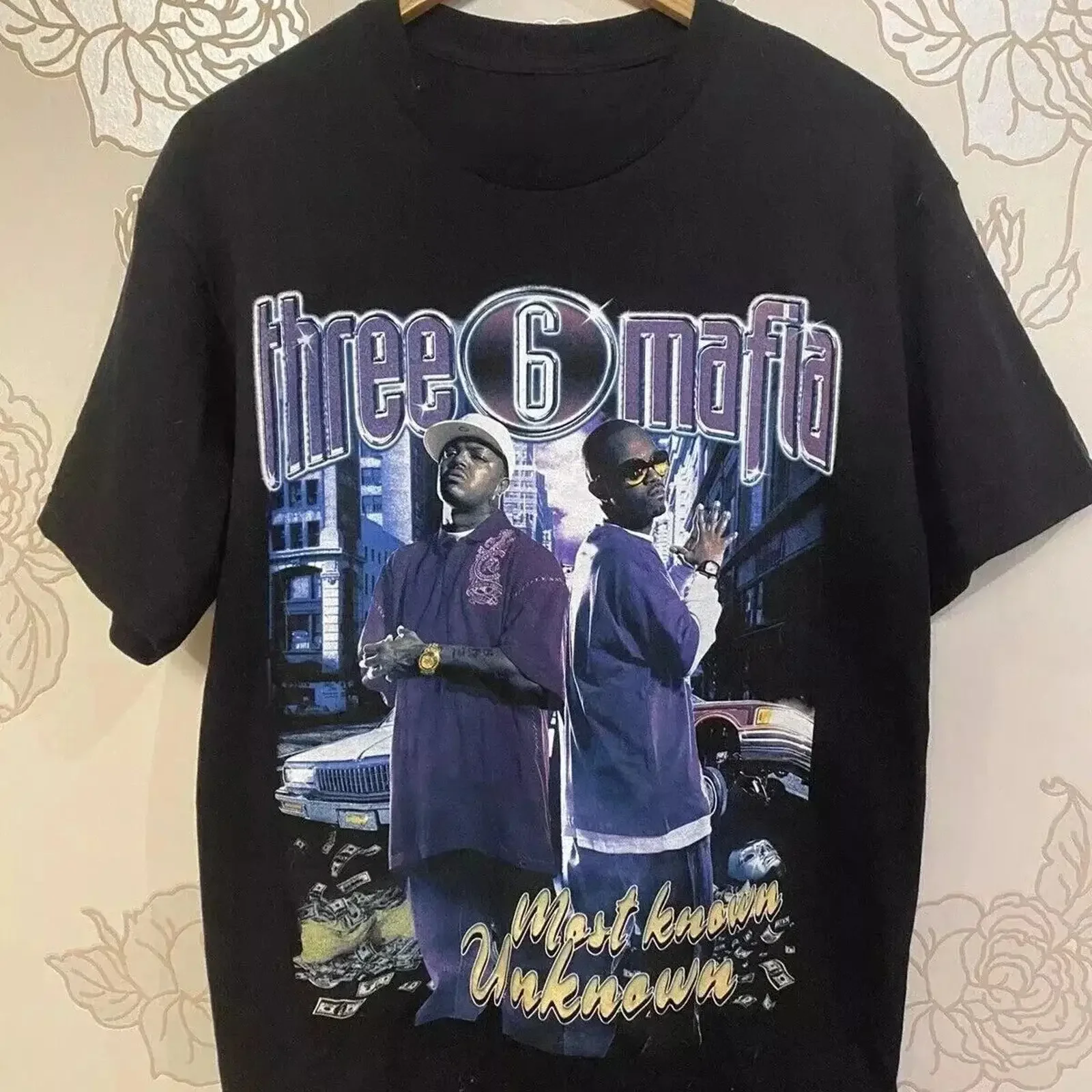 Three 6 Mafia T shirt Must Known All Size S to 5XL KK153 vintage Washed Stylish designer clothes Comfortable homme Soft