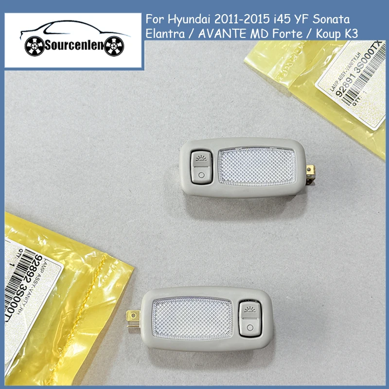 

OEM Оригинальный интерьерный светильник LH RH Grey для Hyundai 2011-2015 i45 YF Sonata Elantra/AVANTE MD Forte/Koup K3