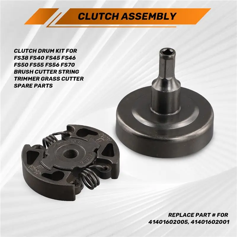A84E-Clutch Drum Kit For FS38 FS40 FS45 FS46 FS50 FS55 FS56 FS70 Brush Cutter String Trimmer Grass Cutter Spare Parts