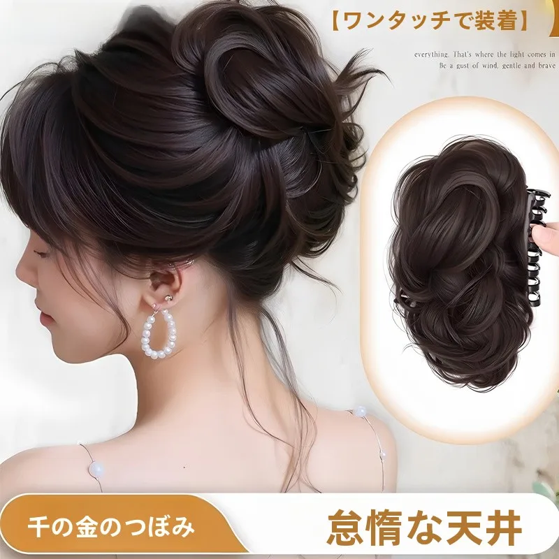 accessoires-capillaires-vanmbo-pour-femmes-postiche-queue-de-cheval-haute-d'ete-chignon-tendance-en-cheveux-naturels-postiches-souples