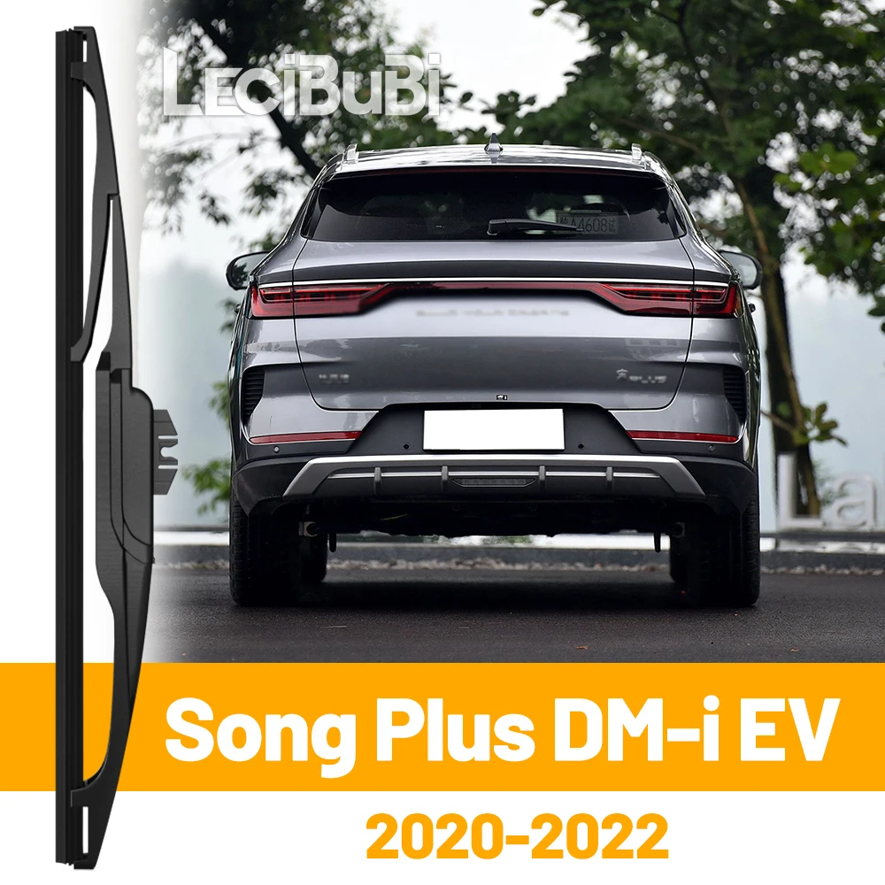 For BYD Song Plus DM-i EV 2020-2022 2021 Rear Windshield Windscreen Wiper Blade Tailgate Window Wipers Accessories