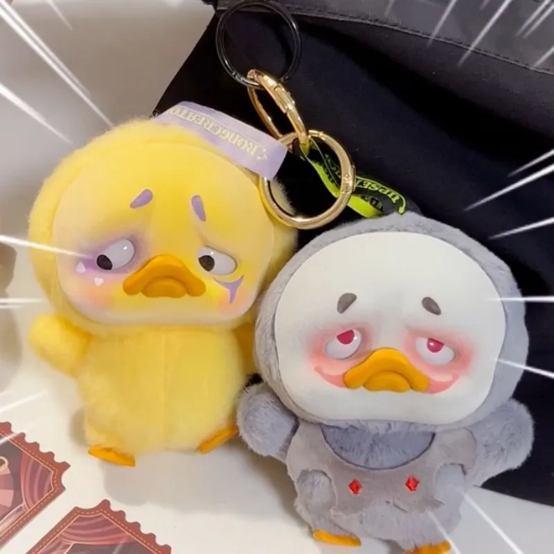 Upsetduck Blind Box Crazy Circus Duck Series Anime Peripheral Pocket Upset Duck Doll Action Figure Pendant Gift Children Toy