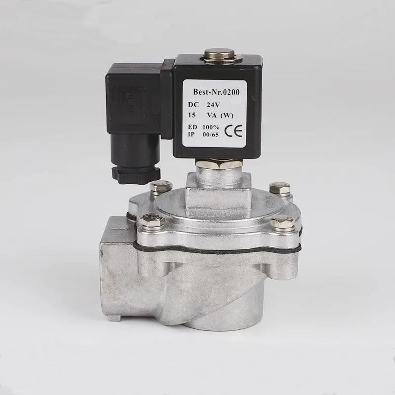 Elettrovalvola DMF-Z-25 / 20 Right Angle Straight Through 1 Inch DN25 DN20 AC220V DC24V Pulse Solenoid Valve Pneumatica — dettaglio 4