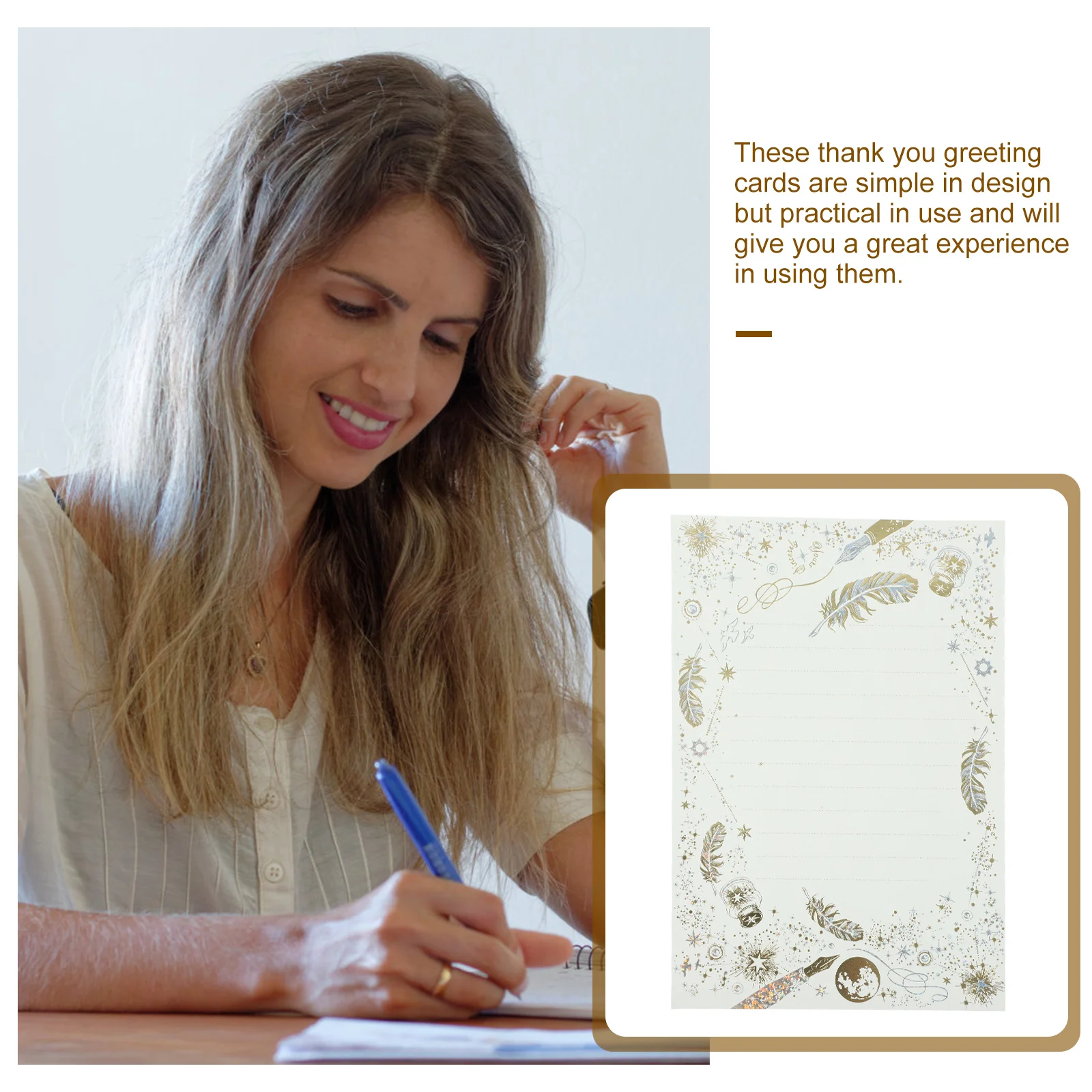 

8pcs Stationery Vintage Greeting Cards Set Message Writing Cards For Festival Holiday Party Gift Decoration