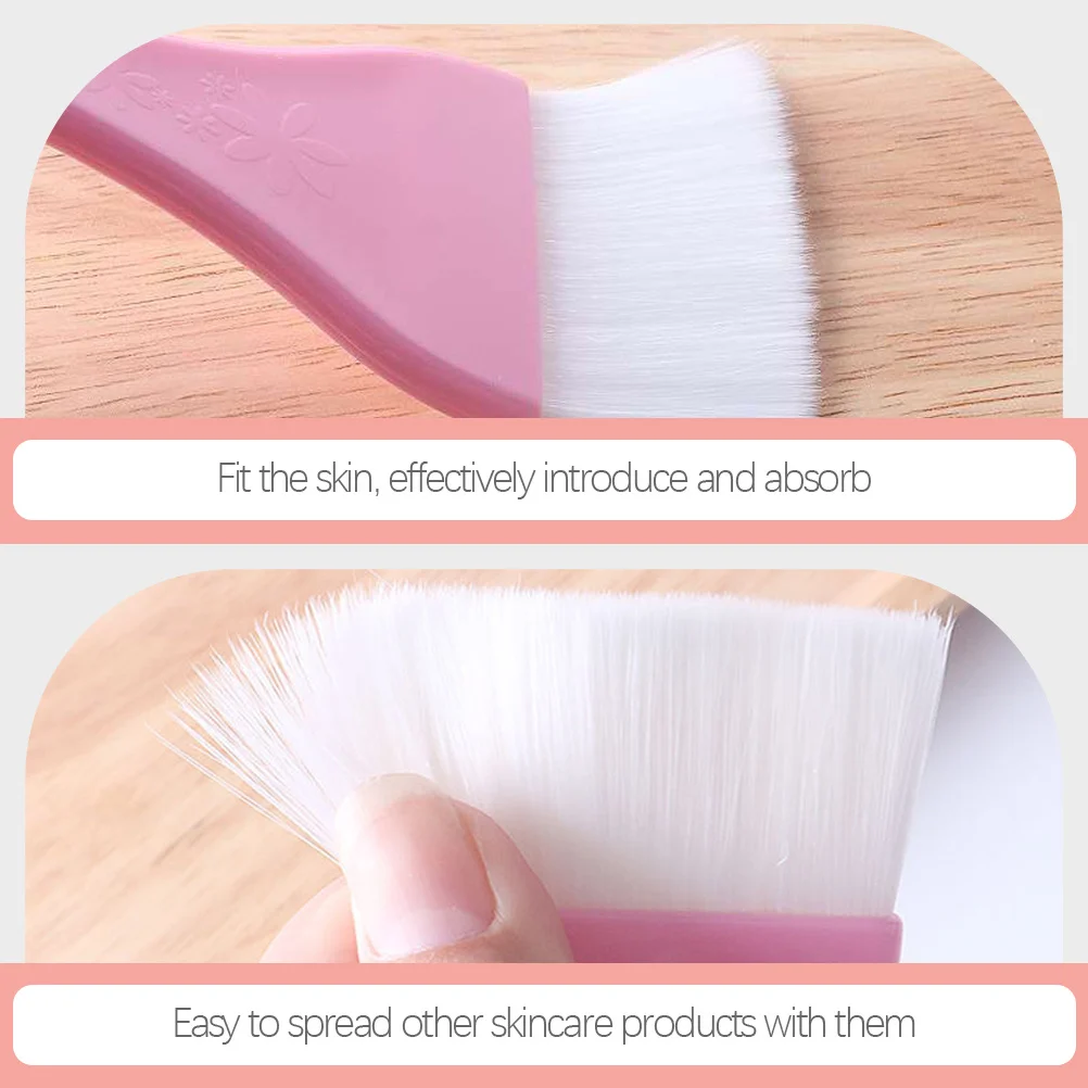 4 قطع من فرشاة قناع الوجه المحمولة للعناية بالبشرة، فرشاة سهلة للوجه، أداة توزيع قناع الوجه للعناية بالبشرة للتنظيف #1