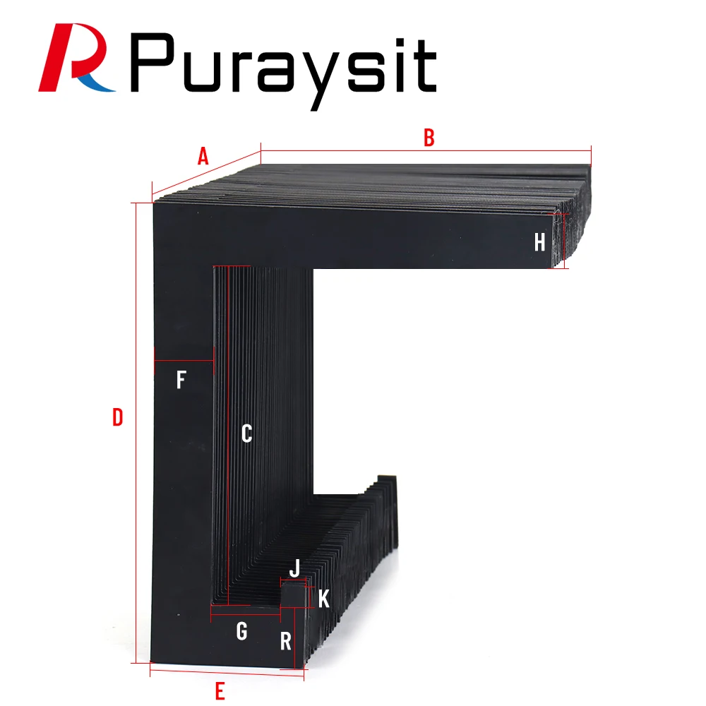 Cubierta protectora de Máquina Herramienta CNC, cubierta de polvo de guía lineal de corte láser ignífugo, soporte de personalización