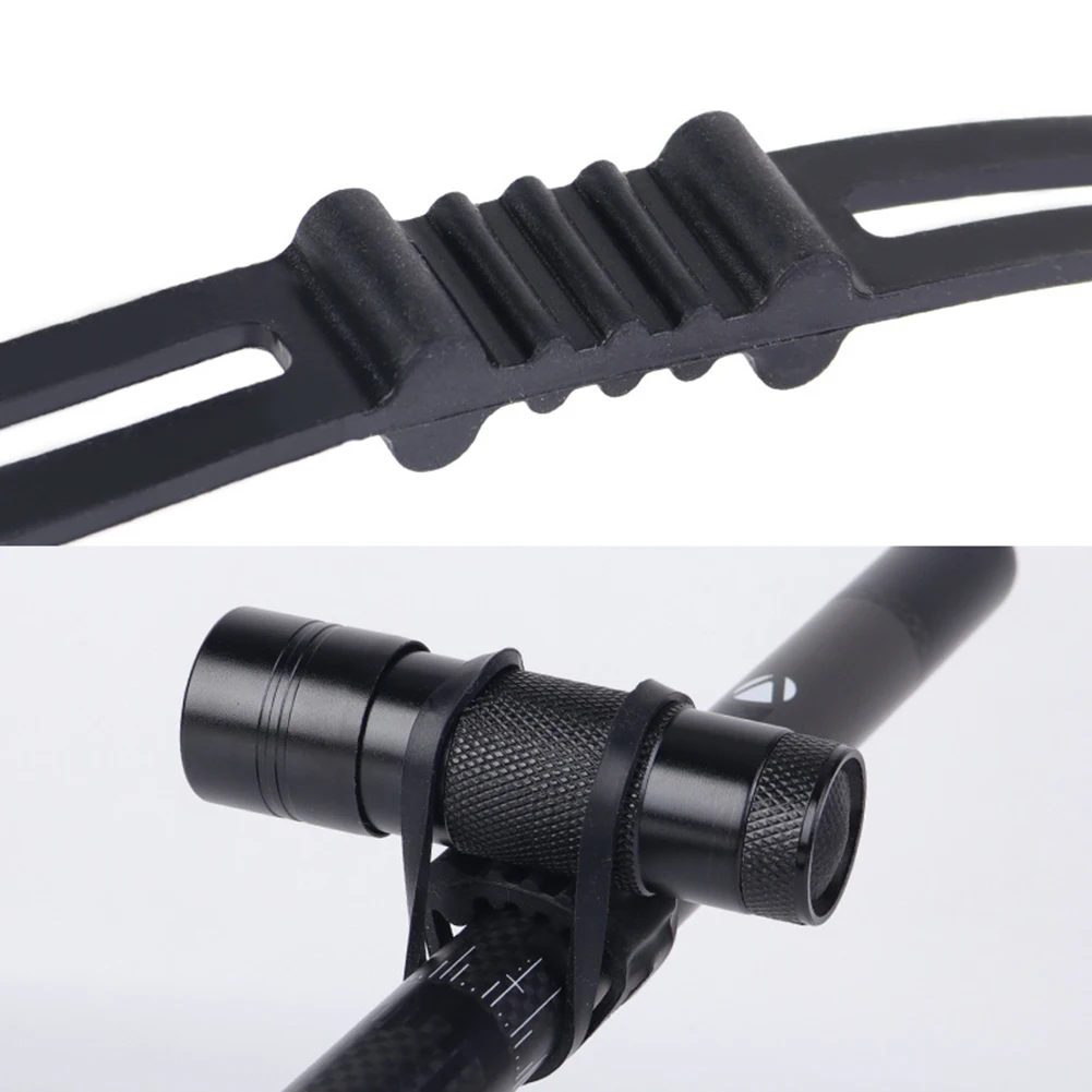 10pcs Bike Silicone Mount Band Bicycle Light Rubber Strap For Headlight Taillight Bicycle Accessories