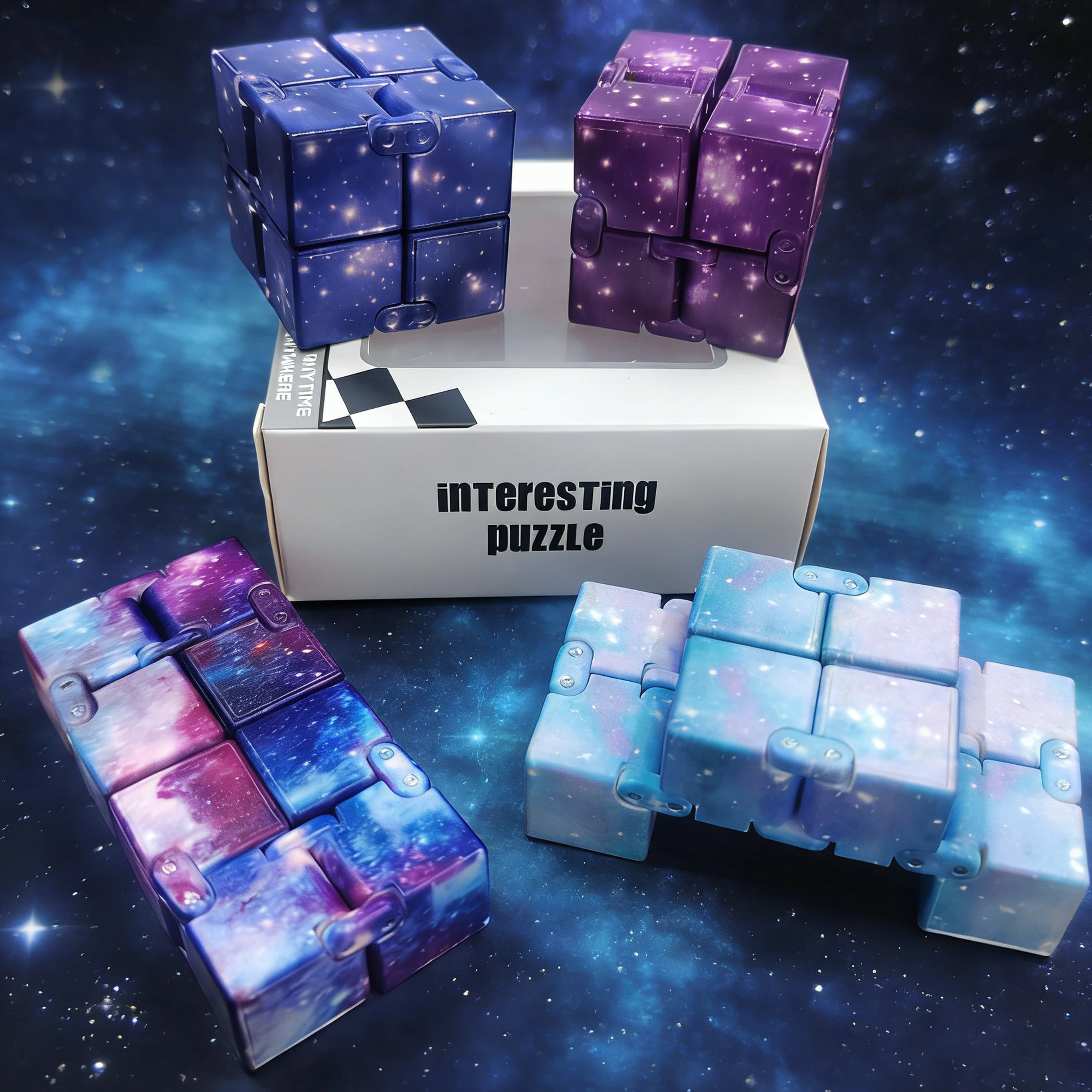 

Infinity Cube Flip Adhd Toys Anxiety Toy Fingertips for Game Puzzle Antistress Magic Finger Fidget Autism Hand Gifts Children